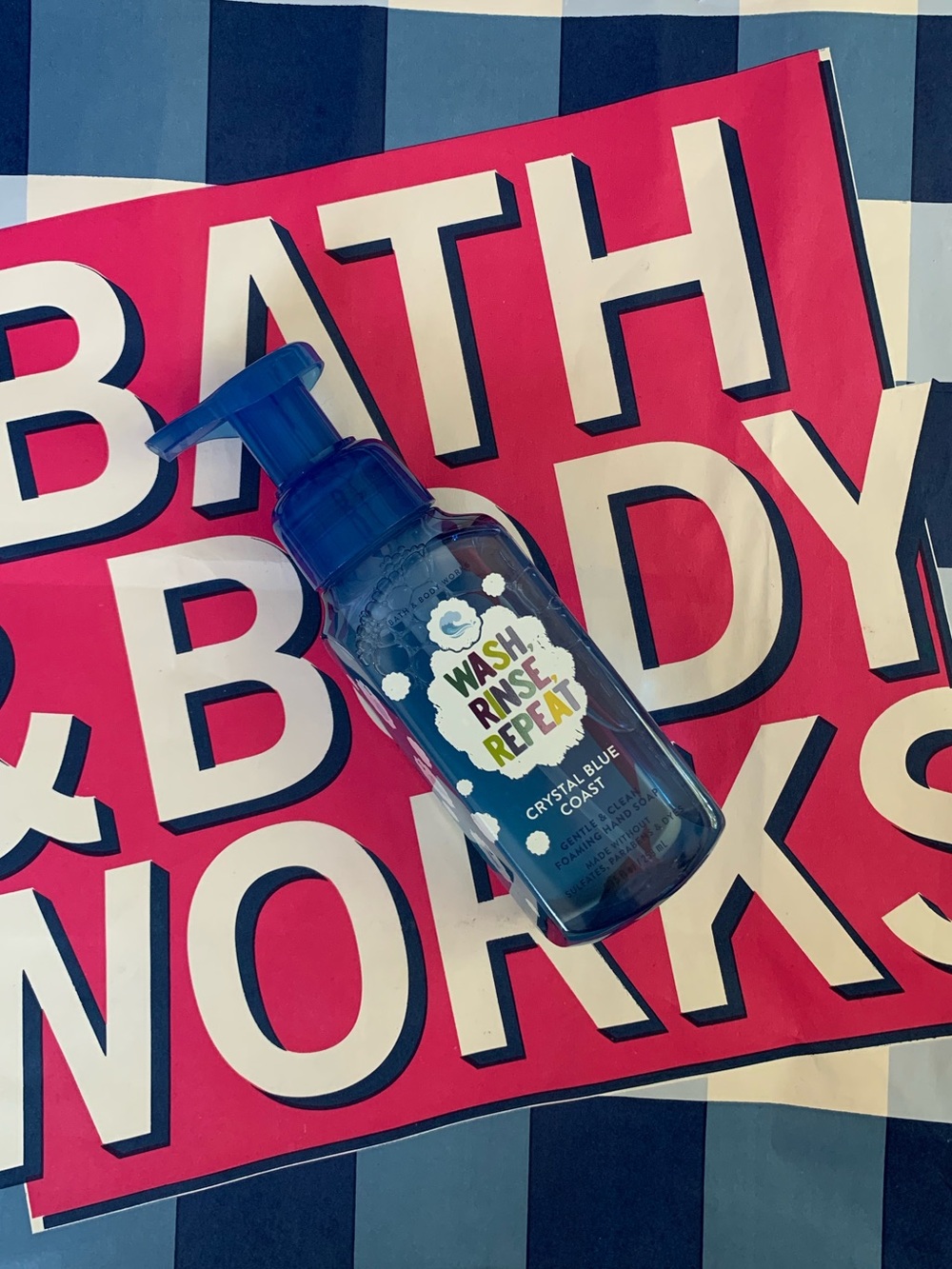 NWT Bath & Body Works Crystal Blue Coast Foaming Hand Soap
